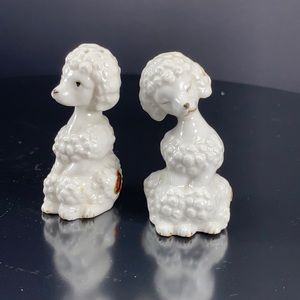 Poodle Salt and Pepper Shakers - Adorable!